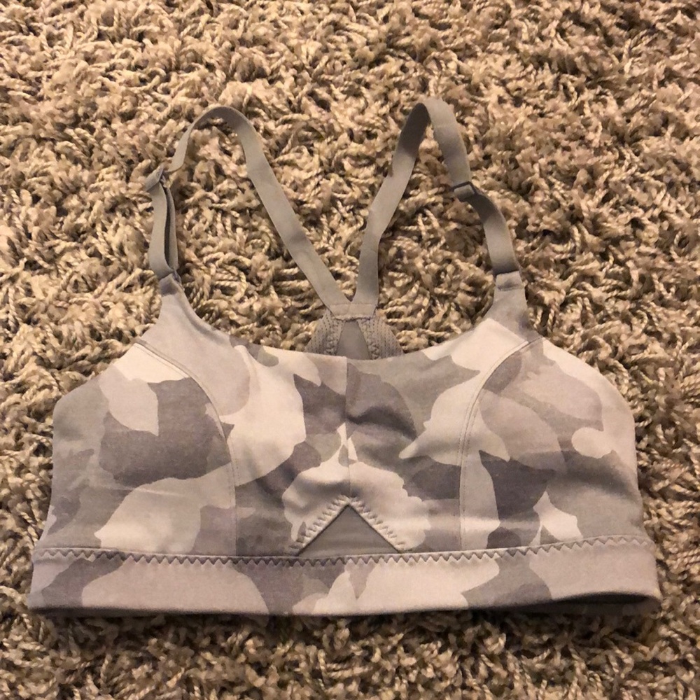 Athleta sports bra camo